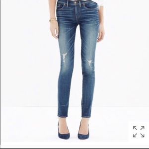 Madewell Skinny Skinny Distressed Jeans, size 27